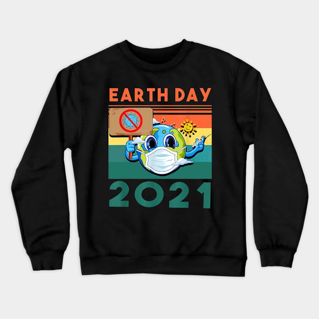 Earth day 2021 Crewneck Sweatshirt by sevalyilmazardal